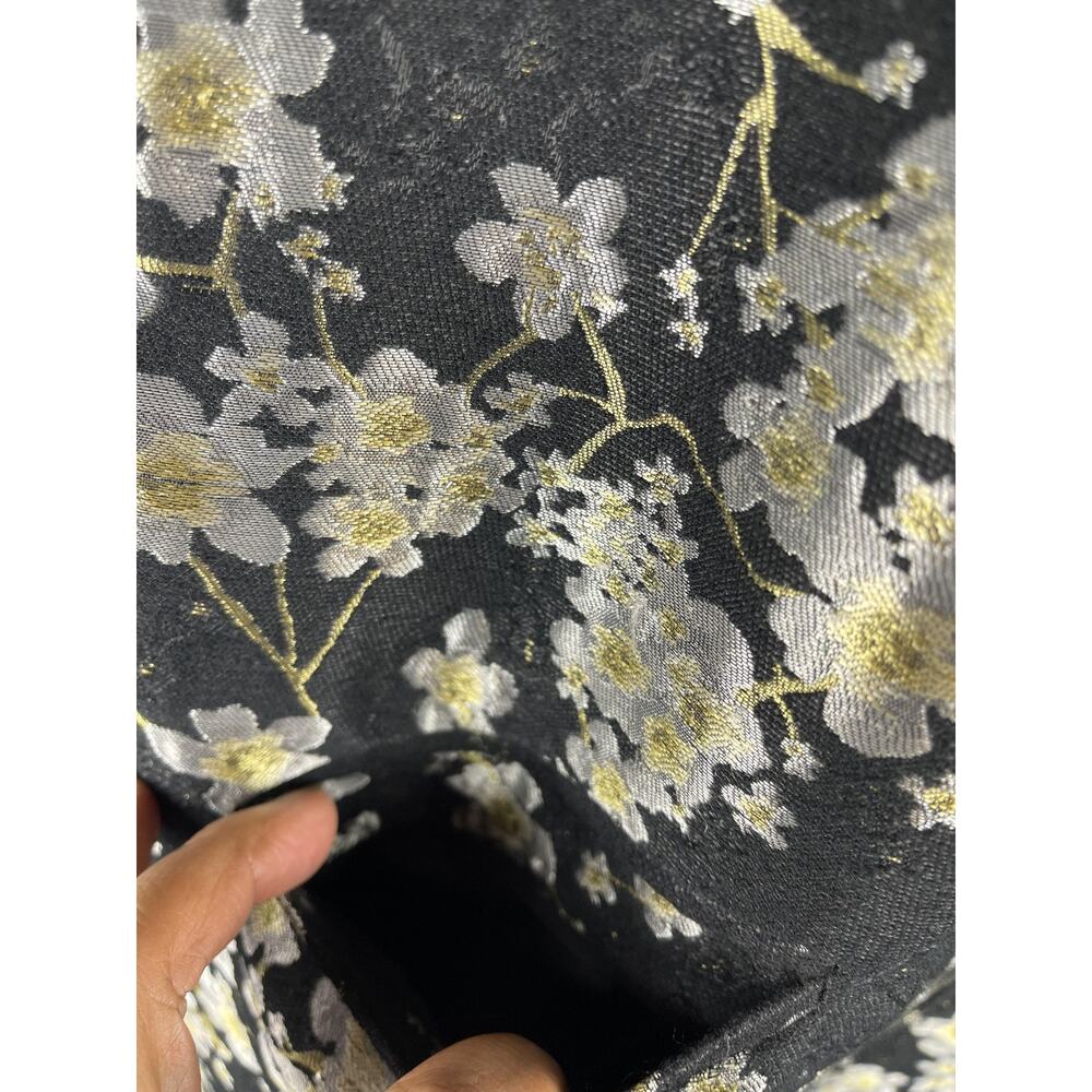 BCBG Generation Jacket Women's Size XS Gold Floral Brocade Bomber Coat XS - Picture 5 of 7